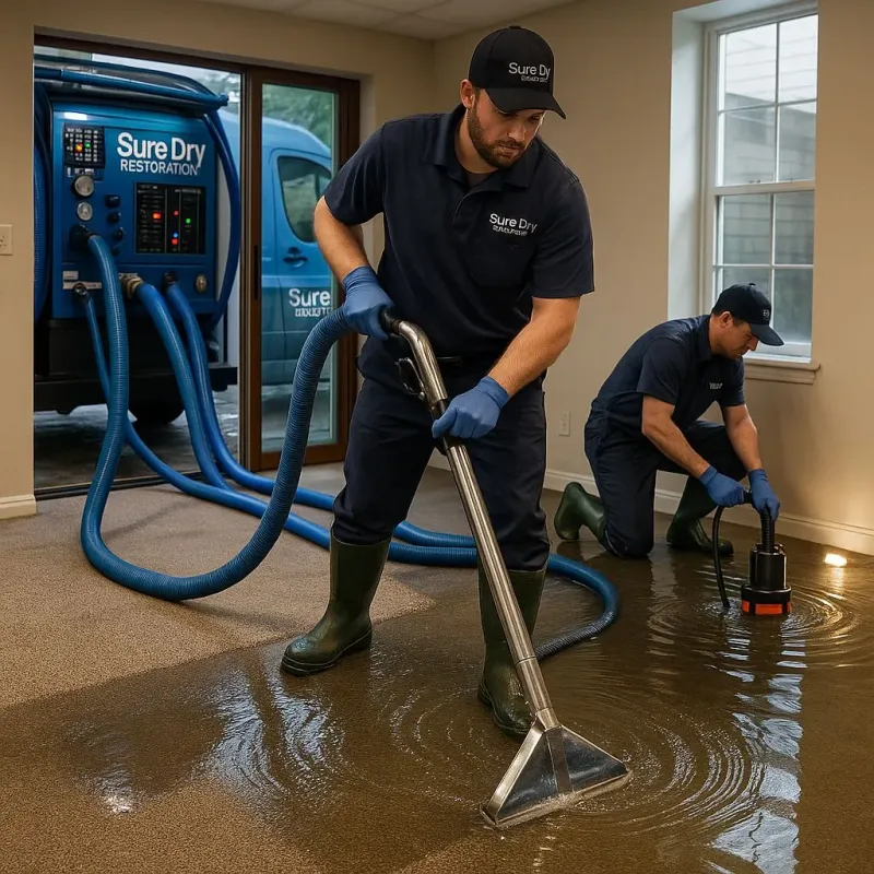 Water Extraction and Removal process in Saint Augustine South, FL